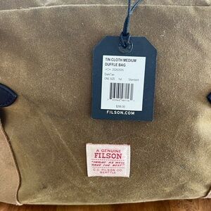 Filson MEDIUM TIN CLOTH DUFFLE BAG